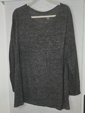 Old Navy Women's Long Sleeve Tee - Charcoal